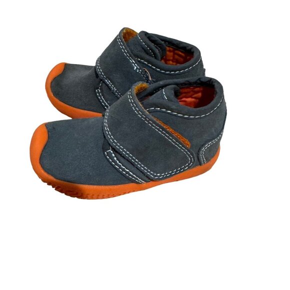Morgan & Milo Thomas Shoe Gray Orange Size 4.5 - Picture 3 of 7